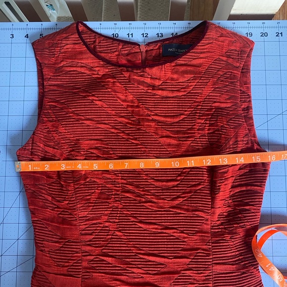 Piazza Sempione Textured Silk Blend Sheath Dress Sz IT 40 - Picture 7 of 12